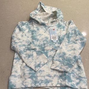 Ocean green tie dye Cat &Jack long sleeve hoodie